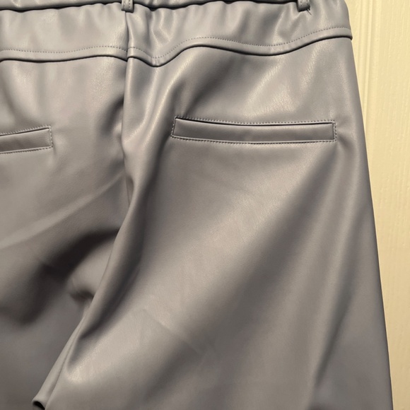 Hilary MacMillan Faux Leather leggings with zippers - Picture 5 of 7